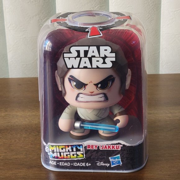 Star Wars MIGHTY MUGGS Rey (Jakku) 4-inch Action Figures 2017 NEW - Picture 3 of 9
